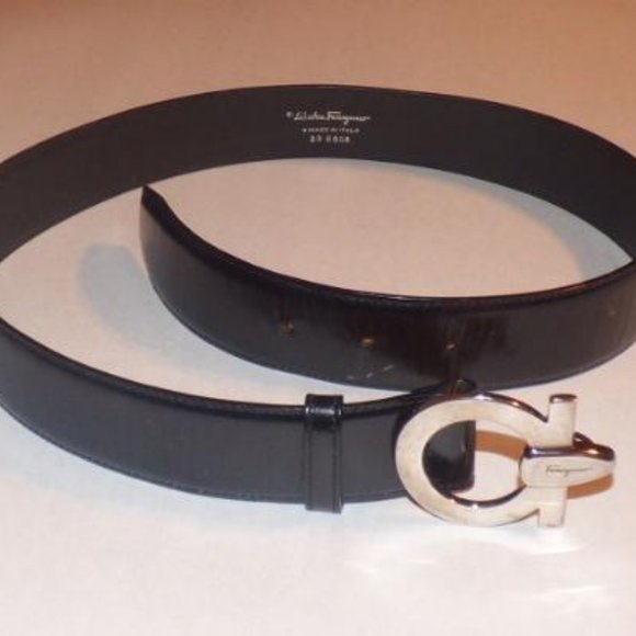 Vintage Ferragamo Gancini Black Mod Chrome FERRAGAMO Men main image 3